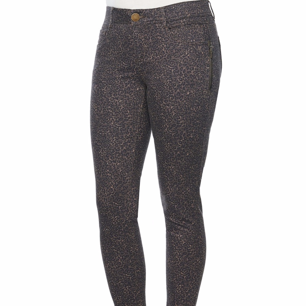 DEMOCRACY "Ab"solution Side Zip Jeggins